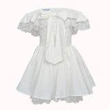 Amor lace bow mini dress – Evelina