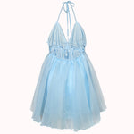 Amor chiffon halterneck dress – Sofia