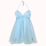 Amor chiffon halterneck dress – Sofia