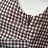 Amor gingham fitted top – Tilde