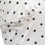Amor polka dot halterneck top – Elin
