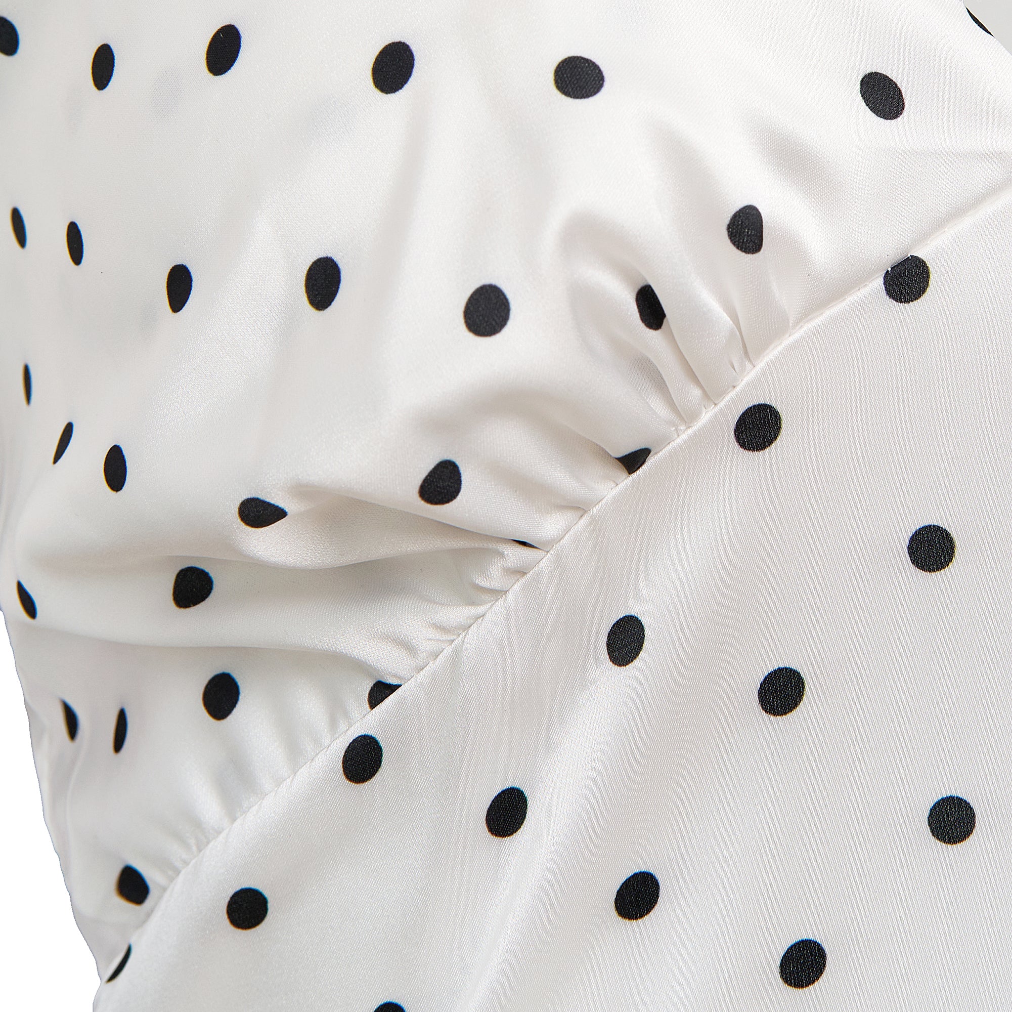Amor polka dot halterneck top – Elin