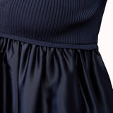 Amor ribbed satin top – Clarissa