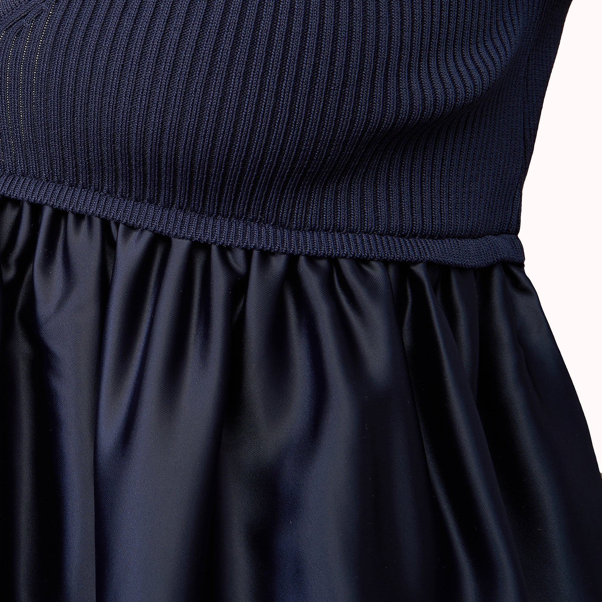 Amor ribbed satin top – Clarissa