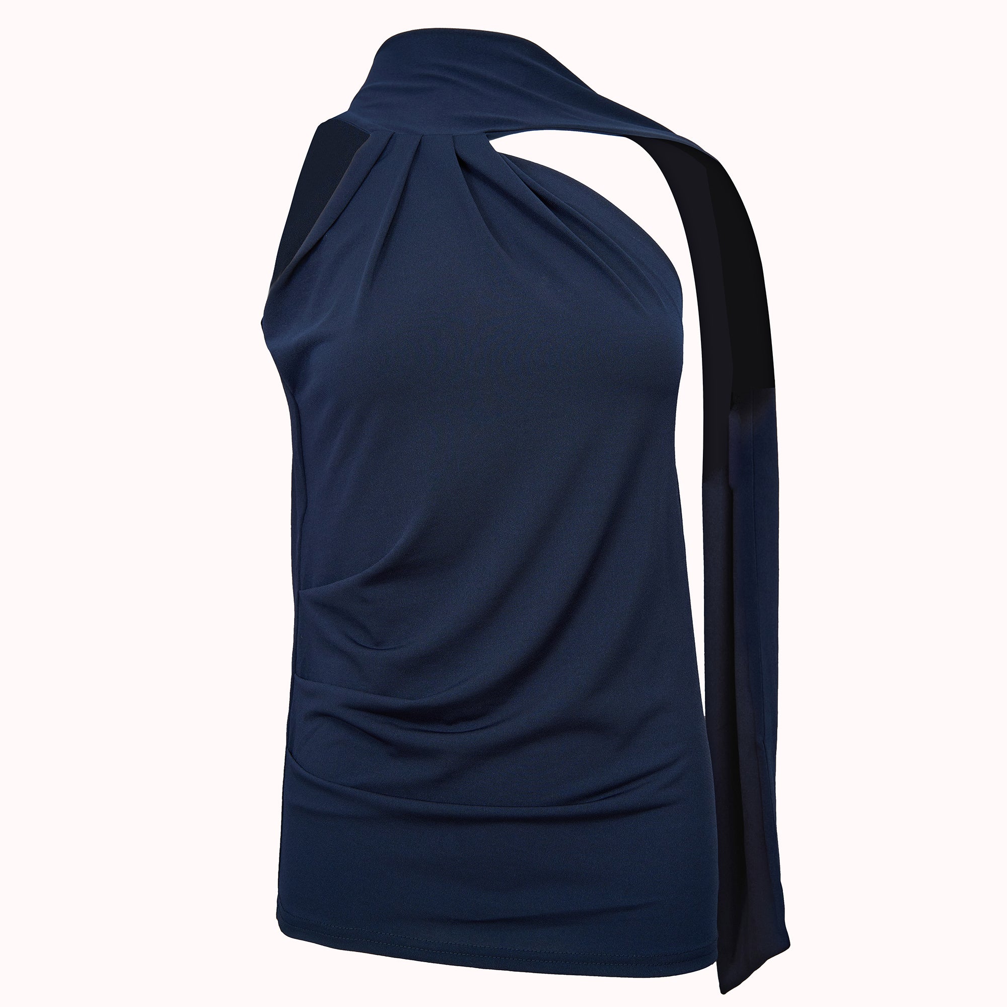 Amor draped scarf top – Wilma
