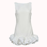 Amor ruffle mini dress – Alexandra