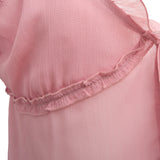 Amor ruffle tie-front top – Alexandra