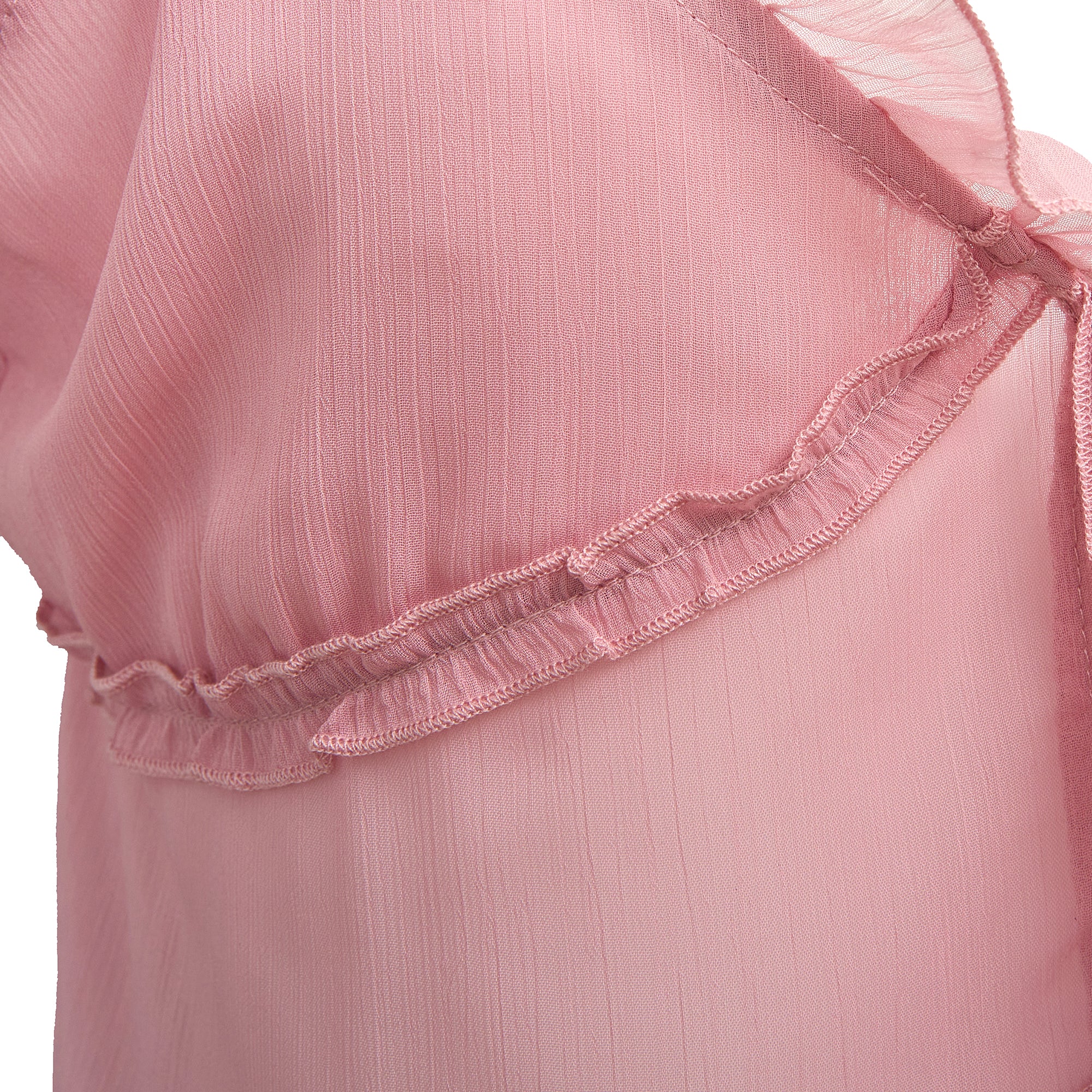 Amor ruffle tie-front top – Alexandra