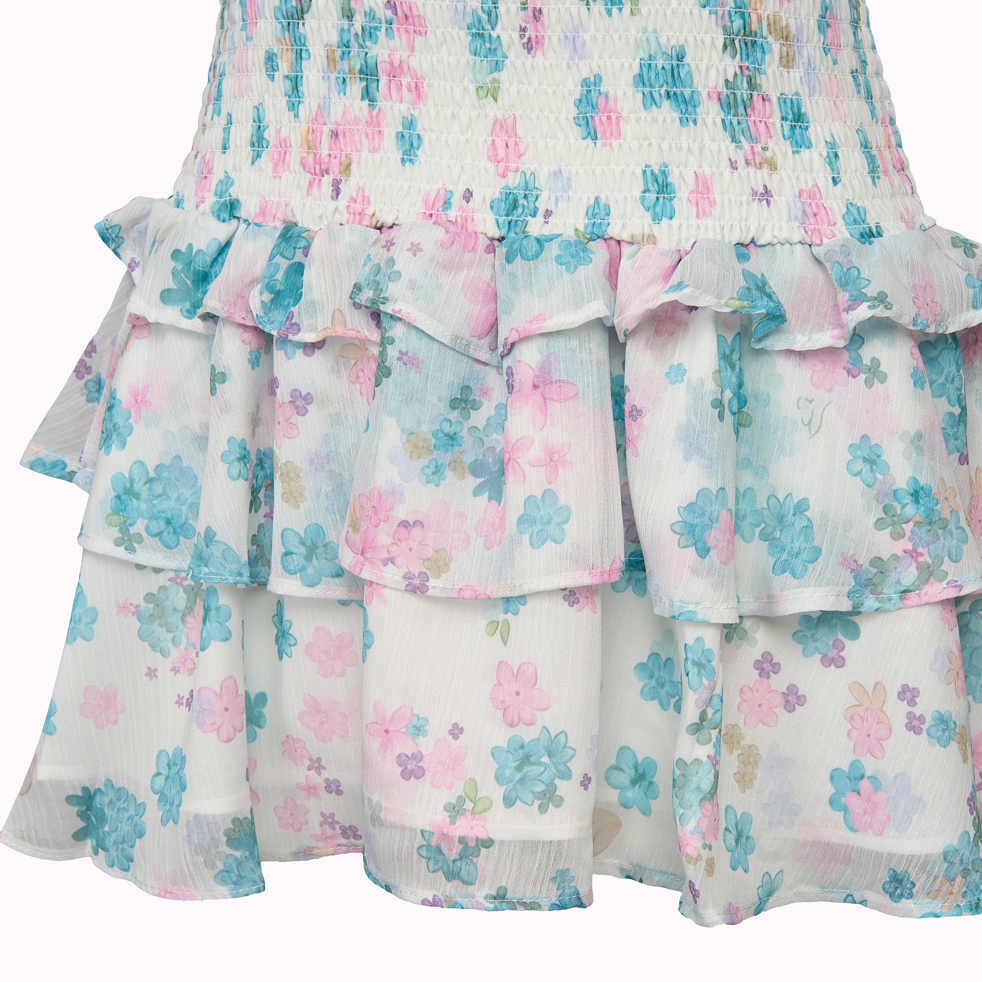 Amor puff sleeve floral dress – Dahlia
