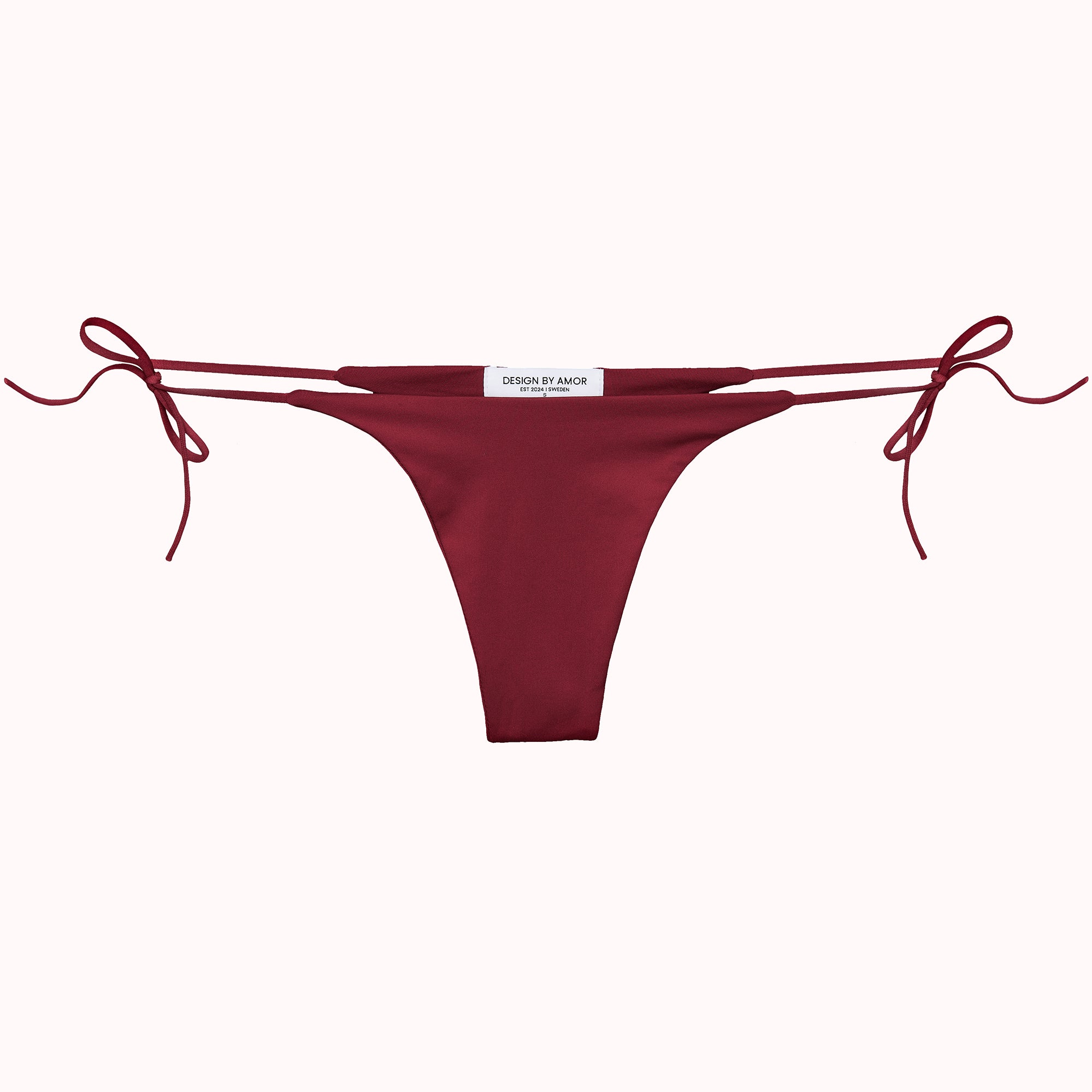 Amor wine red bikini set – Hilda
