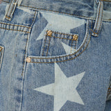 Amor star denim shorts – Nova