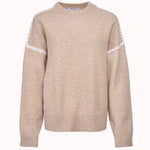 Amor contrast stitch knit sweater – Angelina