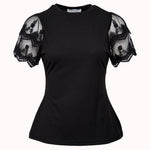 Lace sleeve top – Alva