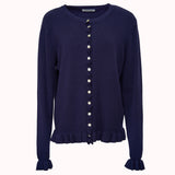 Ruffle knit cardigan – Ebba