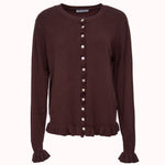 Ruffle knit cardigan – Ebba