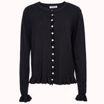 Ruffle knit cardigan – Ebba