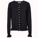 Ruffle knit cardigan – Ebba