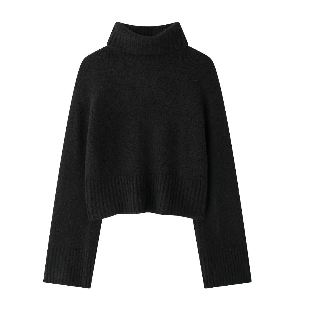 Amor soft turtleneck knit – Katie S Svart