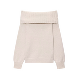 Amor ribbed off-shoulder knit – Selma