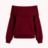 Off shoulder knit sweater – Thea