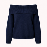 Off shoulder knit sweater – Thea