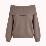 Off shoulder knit sweater – Thea