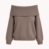 Off shoulder knit sweater – Thea