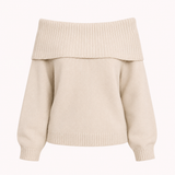 Off shoulder knit sweater – Thea