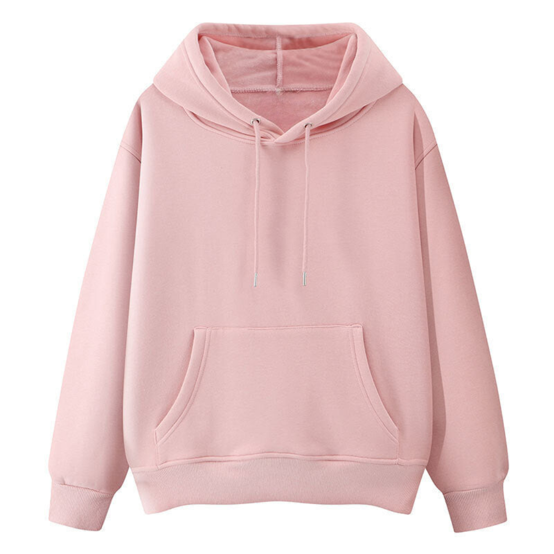 Ljusrosa Oversized Hoodie - Amalia    