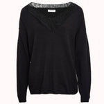 Amor lace neck sweater – Sofia