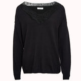 Amor lace neck sweater – Sofia
