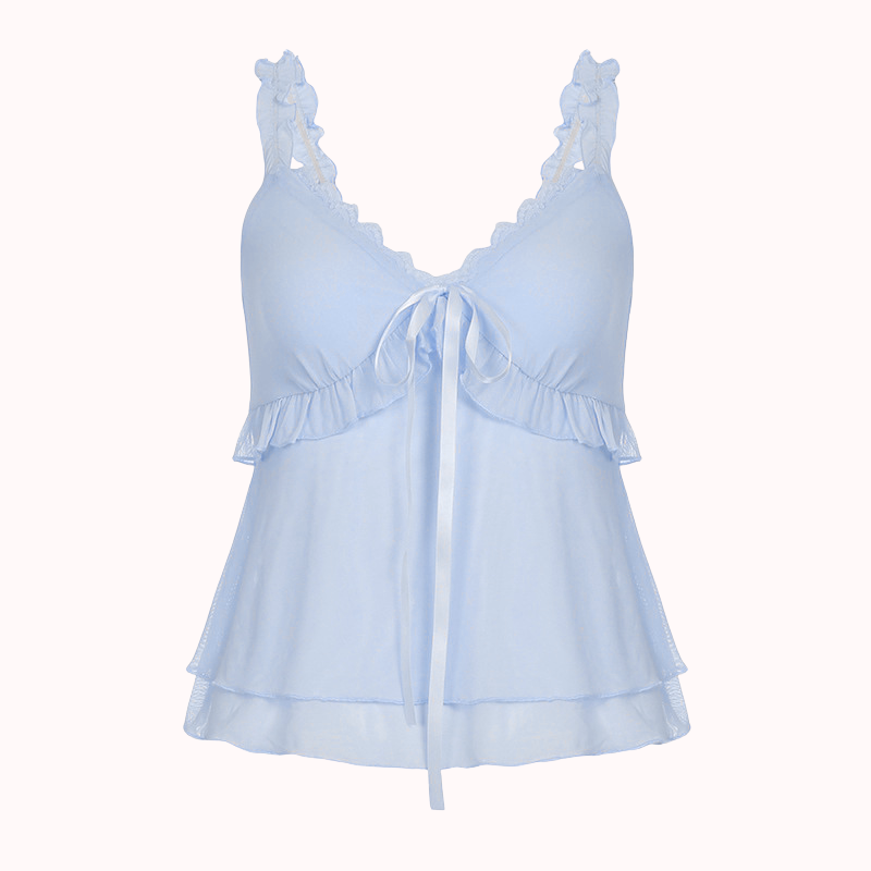 Amor romantic ruffle top – Sofia