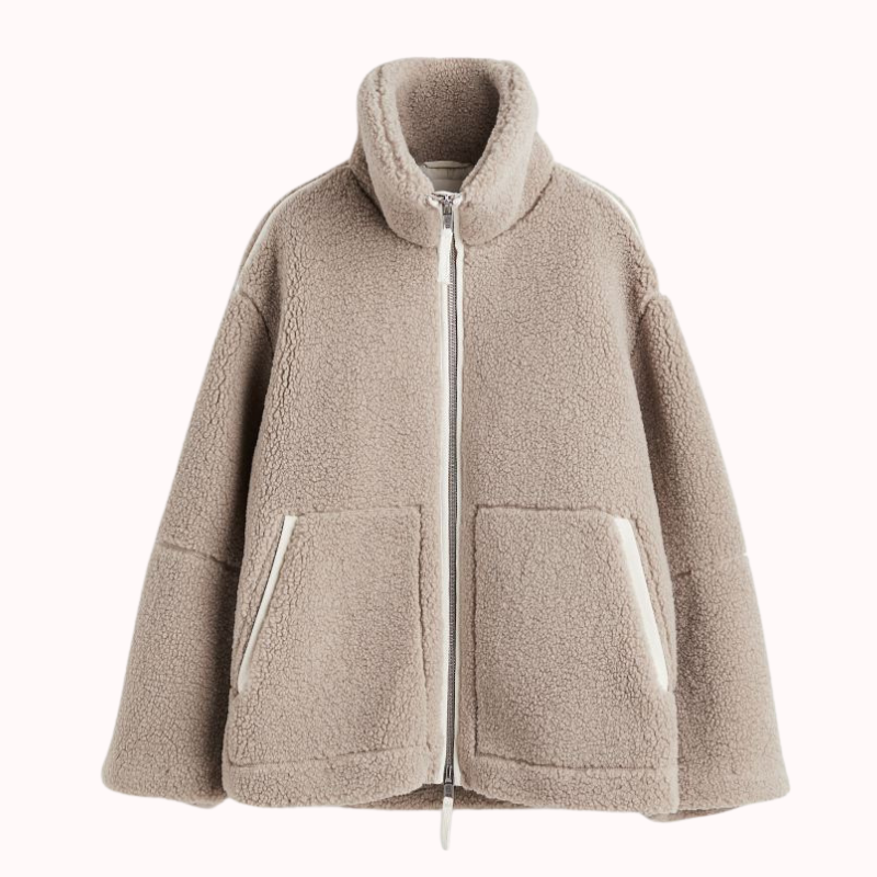 Amor cozy teddy jacket – Lovisa