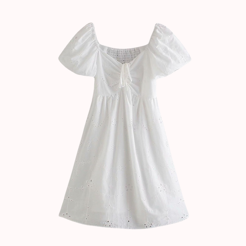 Amor embroidered summer dress – Tyra