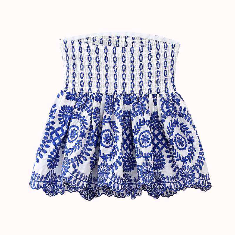 Amor embroidered tube piece – Alexandra