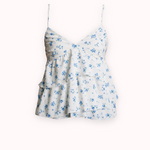 Amor floral ruffle cami top – Elise