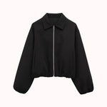 Amor cropped street zip jacket – Alice