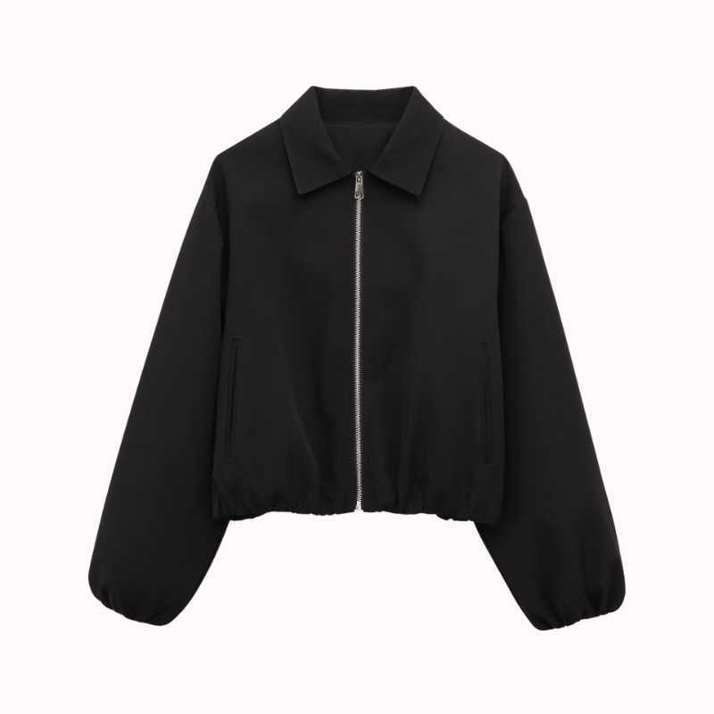 Amor cropped street zip jacket – Alice