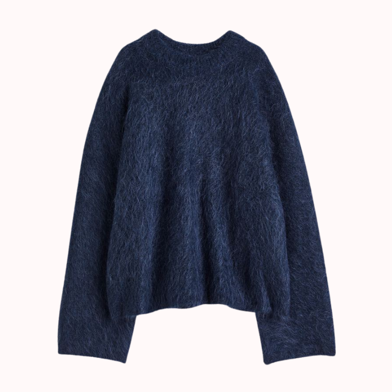 Amor fluffy knit sweater – Amilia