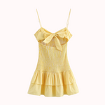 Amor gingham bow dress – Julie