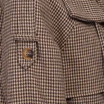 Amor checked trench jacket – Astrid