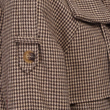 Amor checked trench jacket – Astrid