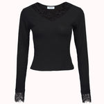 Amor long sleeve lace top – Isabella