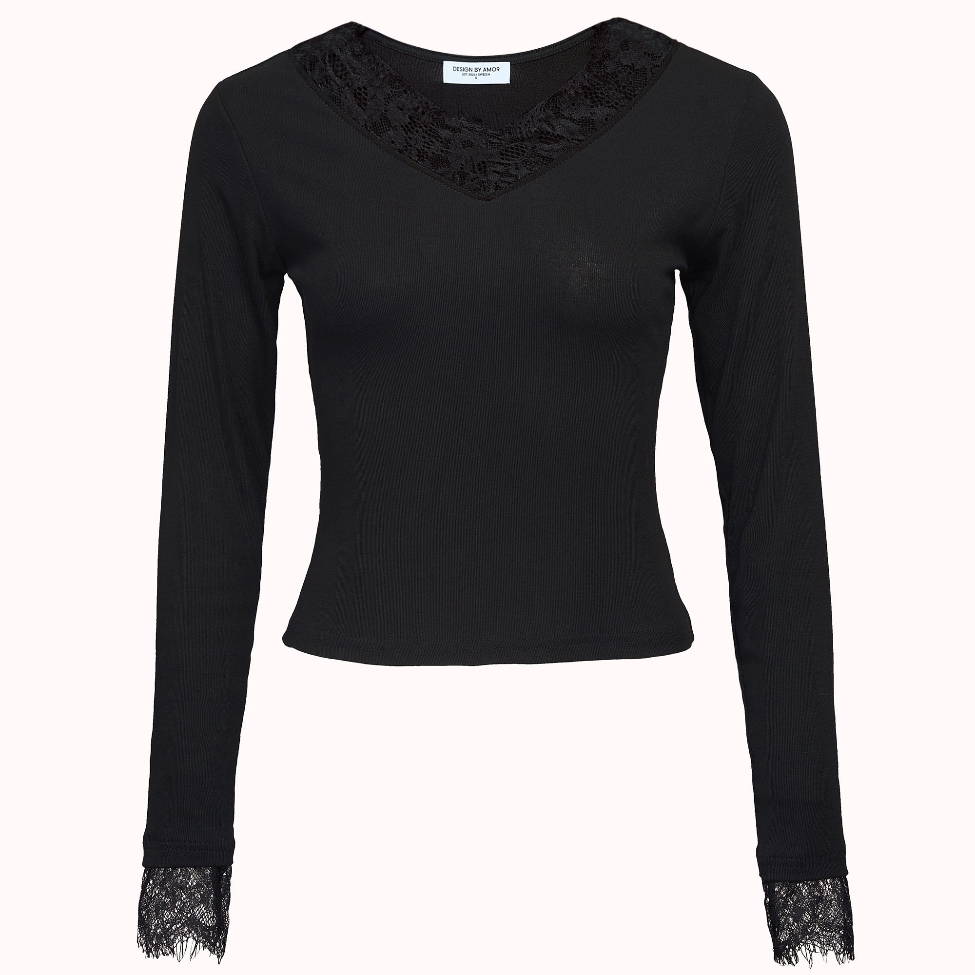 Amor long sleeve lace top – Isabella