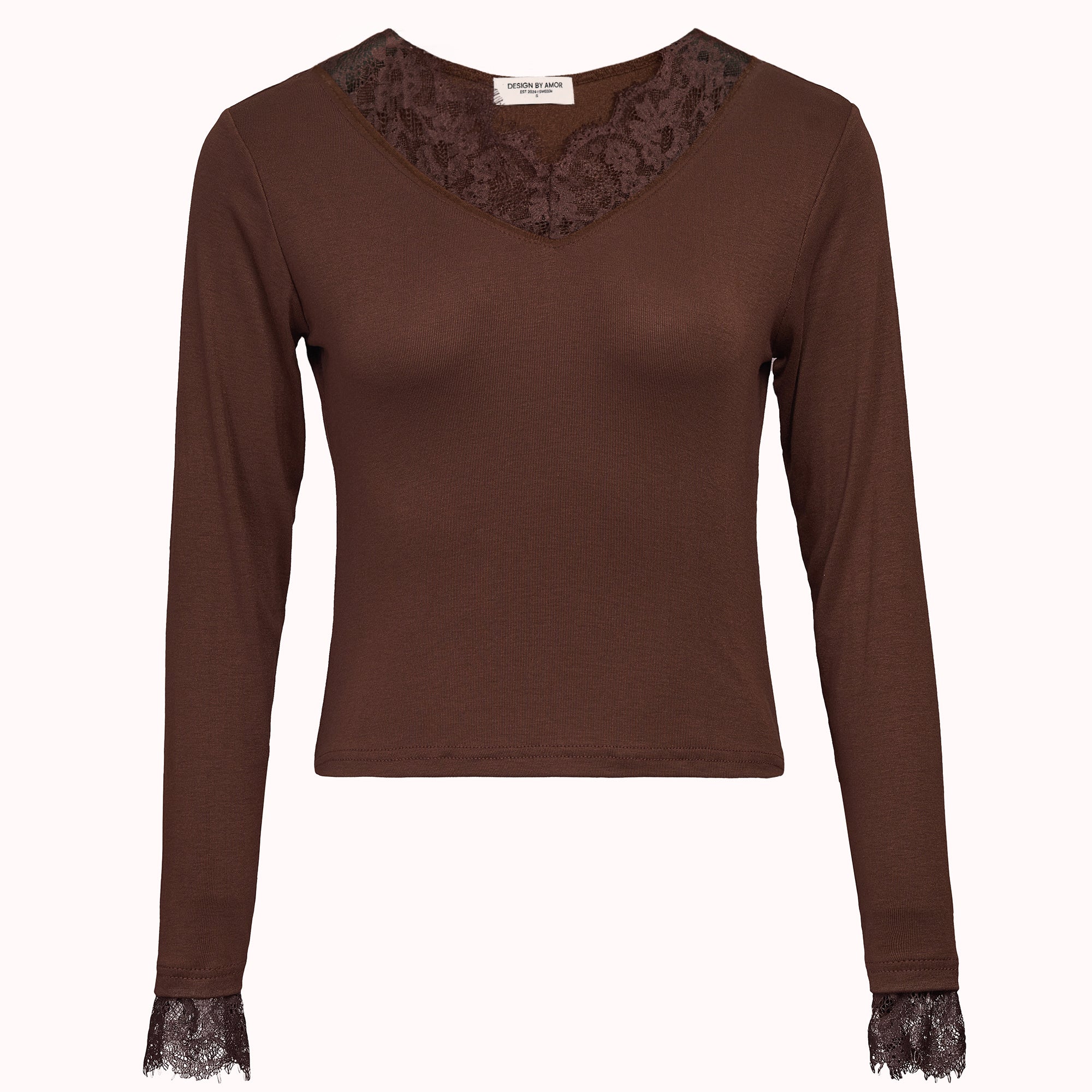 Amor lace trim top – Emilia