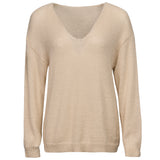 V neck knit sweater – Stella