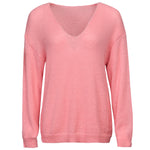 V neck knit sweater – Stella