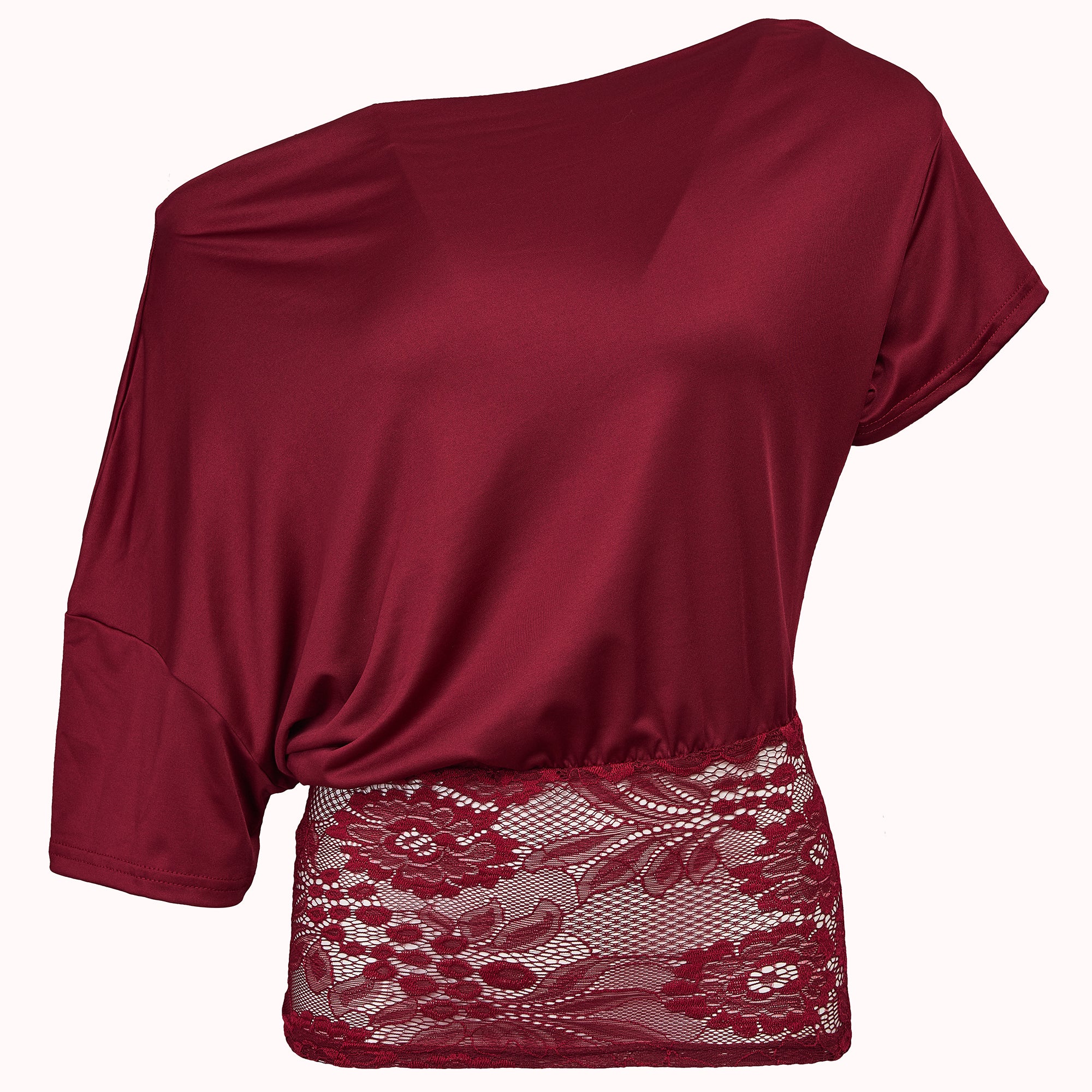 Asymmetric lace top – Julie