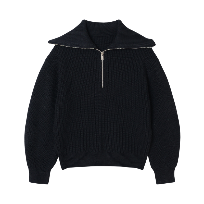 Ribbad Half Zip - Lina    